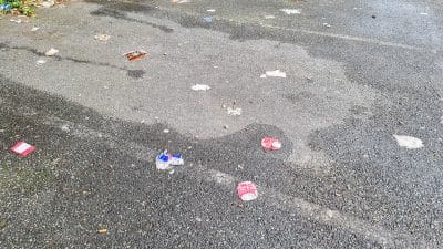 Blackburn Town Centre Shoppers' Car Park covered in