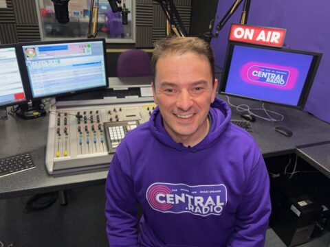 Central Radio is expanding into Blackburn, Darwen and Burnley - Nathan Hill in Central Radio Studio 1 002 scaled