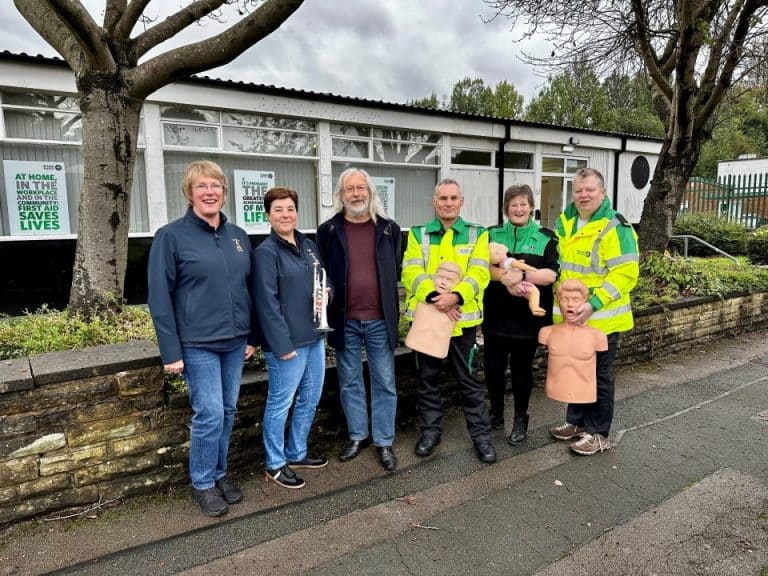 Generous Donation Revives Darwen’s St John Ambulance Station and Supports Local Brass Band