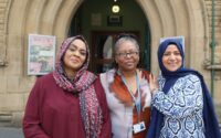Photo of Salma, Nancy and Zainab: Provided by Blackburn with Darwen Borough Council