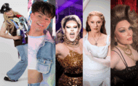 Blackburn Pride 2025 headline performers including Bailey J Mills, SMASHBY, Barb, Donna Marie and Violet Blonde