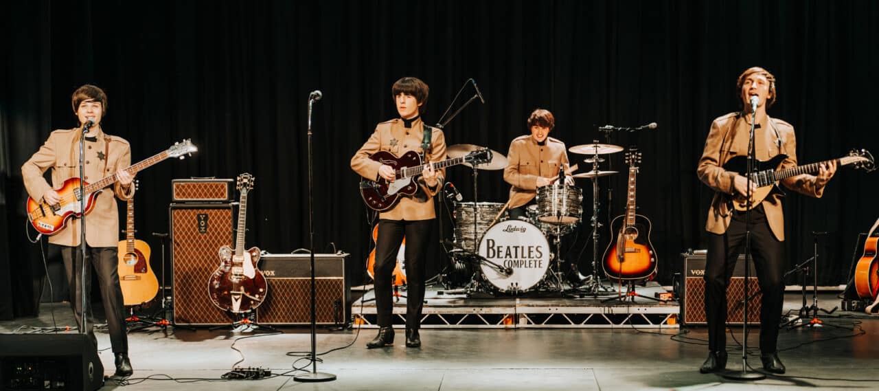 Beatles Complete - A Night of Beatlemania - darwen library theatre beatles complete banner 1
