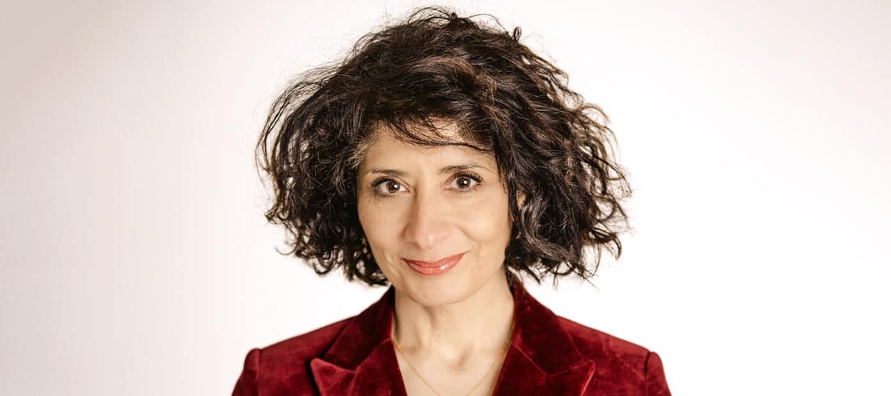 Shaparak Khorsandi - Scatterbrain - darwen library theatre shaparak khorsandi banner 1