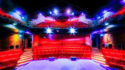 The interior of Blackburn Empire Theatre