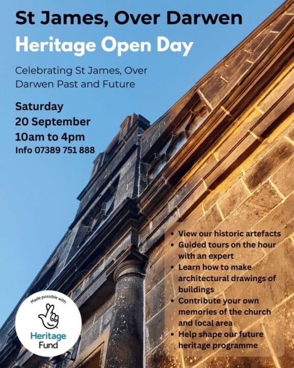 Heritage Open Day at St James Over Darwen 2025 - 2025 SJOD Heritage Event 2