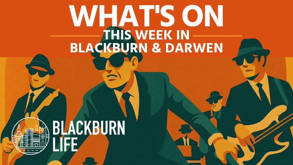 A snapshot of live entertainment and cultural events happening in Blackburn and Darwen between 8–14 September 2025.