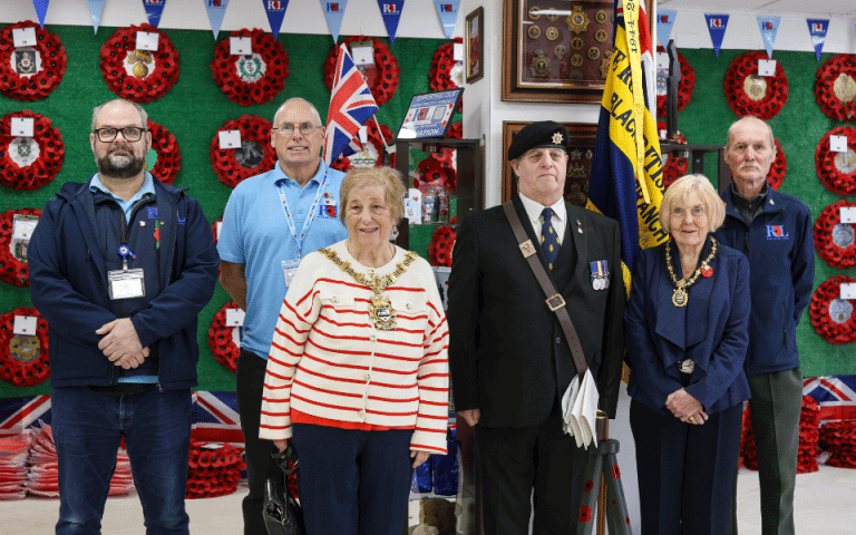 Poppy Appeal launches across Blackburn and Darwen to honour those who served - Shuttle Images 5 768x480