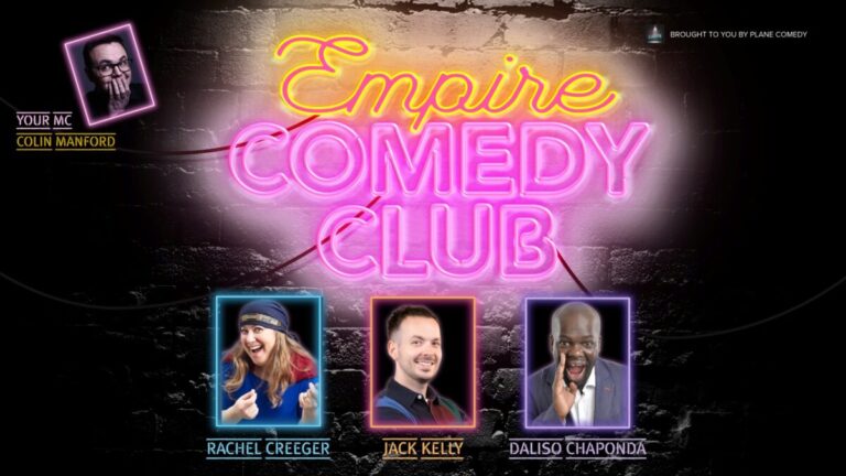 Empire Comedy Club July 2026 - Comedy Club 02 July 2026 2