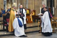 The newly appointed Honorary Canons gathered at Blackburn Cathedral